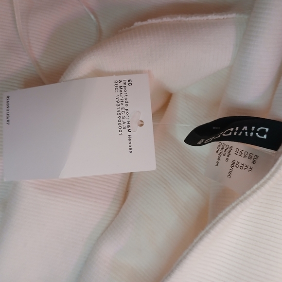 Divided Nwt Elegant White Strapless Dress Xl - Picture 6 of 7